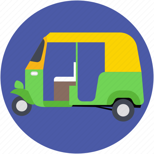 Autorickshaw, rickshaw, transport, travel icon - Download on Iconfinder