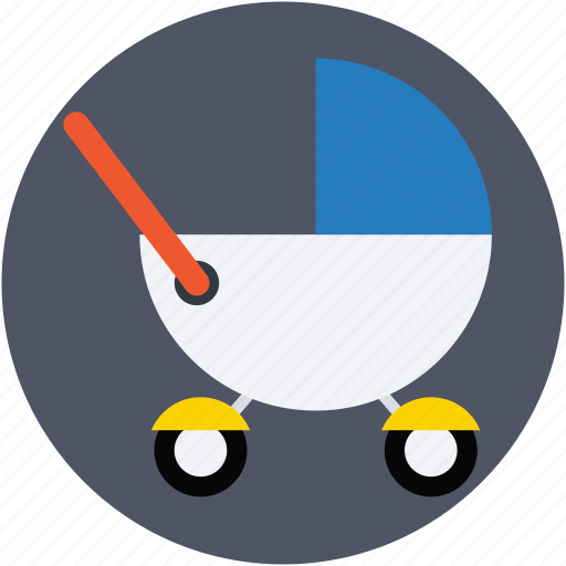 Baby buggy, baby stroller, baby transport, sleeping stroller, stroller icon - Download on Iconfinder