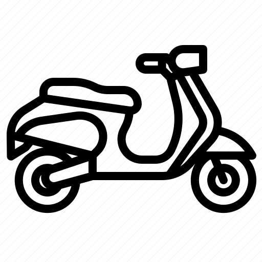 Scooter, motorcycle, motorbike, deliver, bike icon - Download on Iconfinder