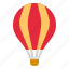 balloon, hot, air, trip, transportation 