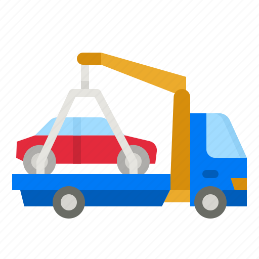 Crane, tow, truck, car, breakdown icon - Download on Iconfinder