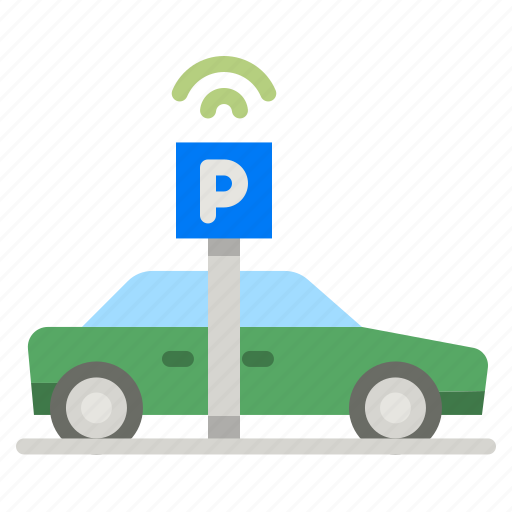 Parking, bicycle, car, transport, pickup icon - Download on Iconfinder