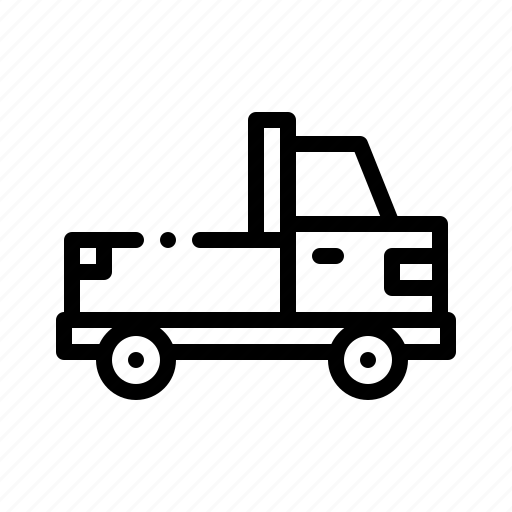 Pick, up, truck, loader, transportation, car, vehicle icon - Download on Iconfinder