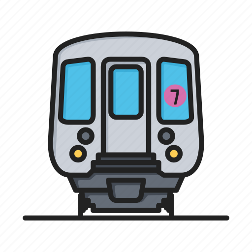 Metro, railway, sign, subway, train, transport icon - Download on Iconfinder