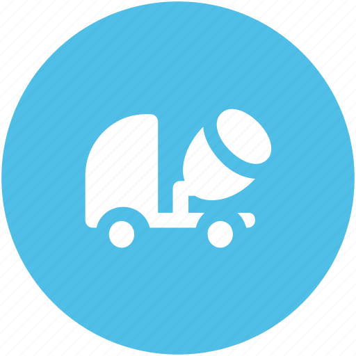 Concrete, concrete truck, delivery truck, shipping, truck, vehicle icon - Download on Iconfinder