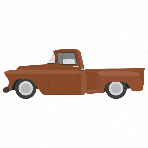 Car truck, chevrolet truck, compact truck, pickup truck, work truck icon - Download on Iconfinder