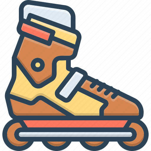 Rollerblading, roller, skate, footwear, skating, sportswear, casters icon - Download on Iconfinder