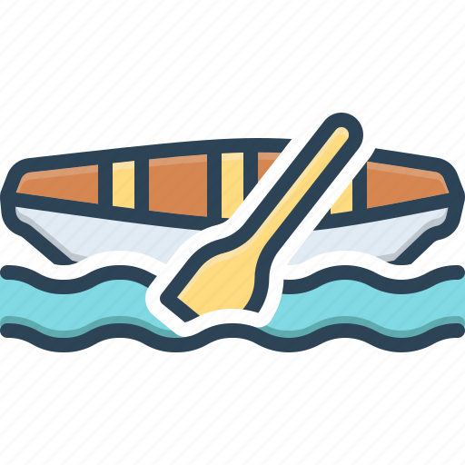 Rowing boat, rowing, paddle, canor, cruise, dinghy, yacht icon - Download on Iconfinder