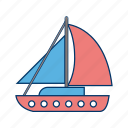 ship, yacht, sail boat