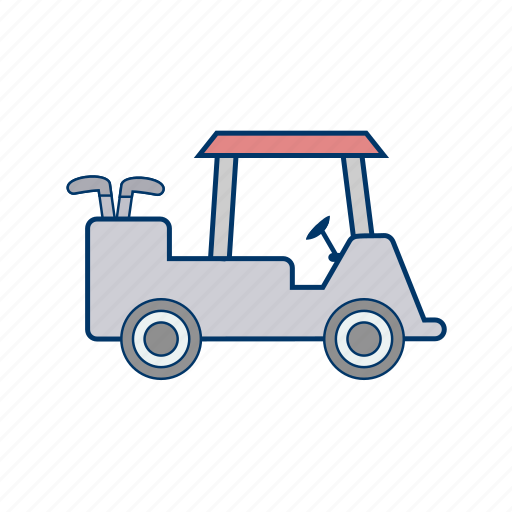 Golf car, golf cart, transport icon - Download on Iconfinder