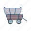 cart, wagon, wheel 