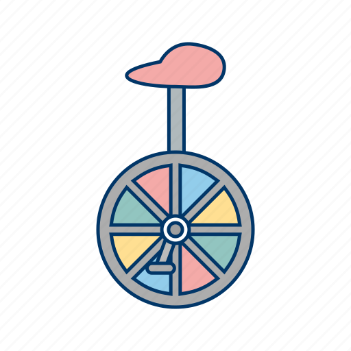 Acrobat, circus, uni cycle icon - Download on Iconfinder