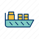 shipping, ship, boat