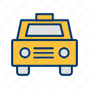 car, taxi, cab