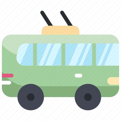 Bus, public, transport, trolley, vehicle icon - Download on Iconfinder
