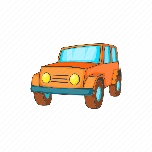 Car, cartoon, jeep, transport, transportation, vehicle, wheel icon -  Download on Iconfinder