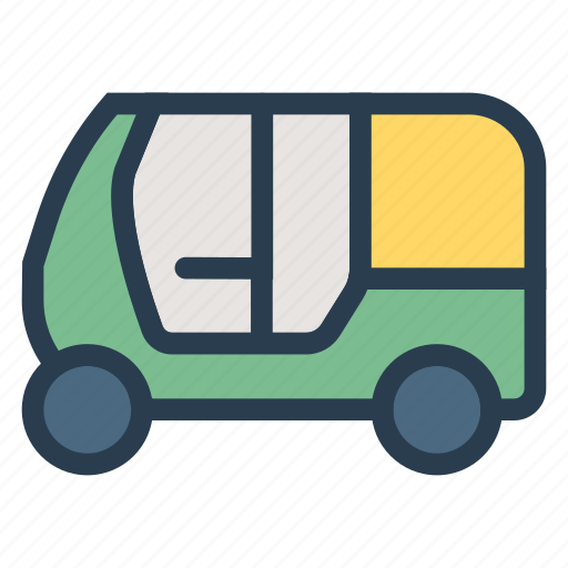 Auto, public, rickshaw, transport, transportation, travel, vehical icon - Download on Iconfinder