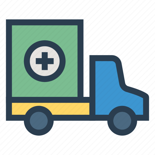 Medical, public, transport, transportation, travel, van, vehical icon - Download on Iconfinder
