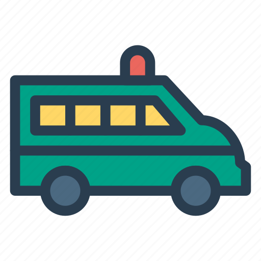 Police, public, transport, transportation, travel, van, vehical icon - Download on Iconfinder