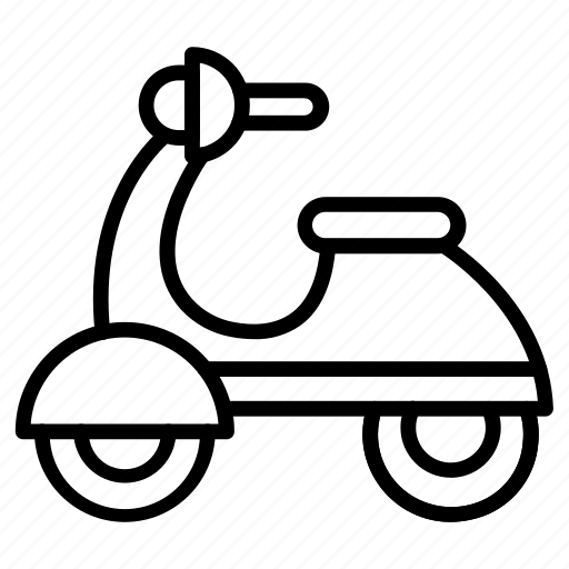 Scooter, vespa, transport, motorcycle icon - Download on Iconfinder