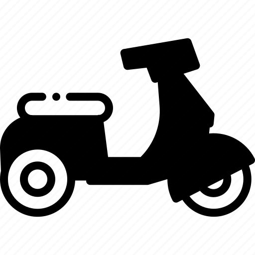 Bike, moped, motorcycle, scooter, transport icon - Download on Iconfinder