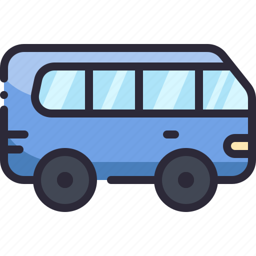 Bus, car, minibus, transport, vehicle icon - Download on Iconfinder