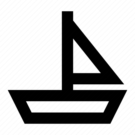 Boat, sailboat, sailing, ship, vessel, yacht icon - Download on Iconfinder