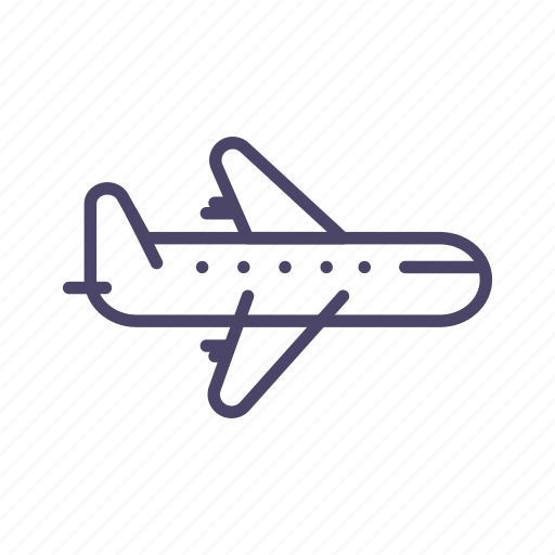 Airplane, plane, tourism, transport, transportation, travel, vehicle icon - Download on Iconfinder
