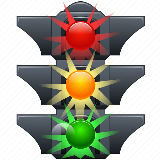Road, light, green, red, yellow, lights, traffic icon - Download on Iconfinder
