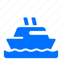 boat, ship, transportation, water