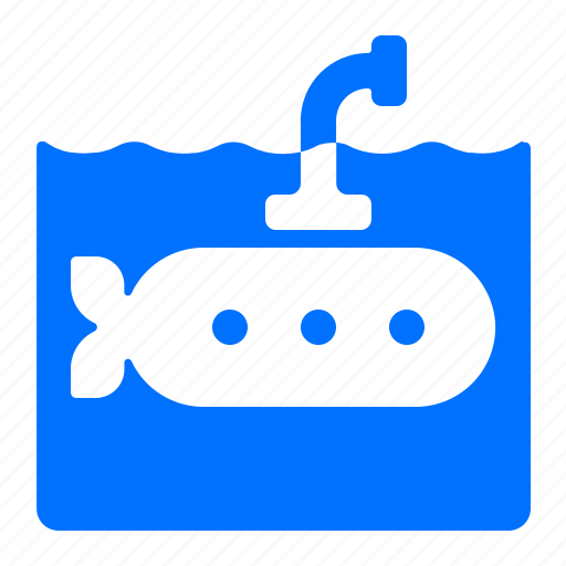 Submarine, transportation, vehicle, water icon - Download on Iconfinder