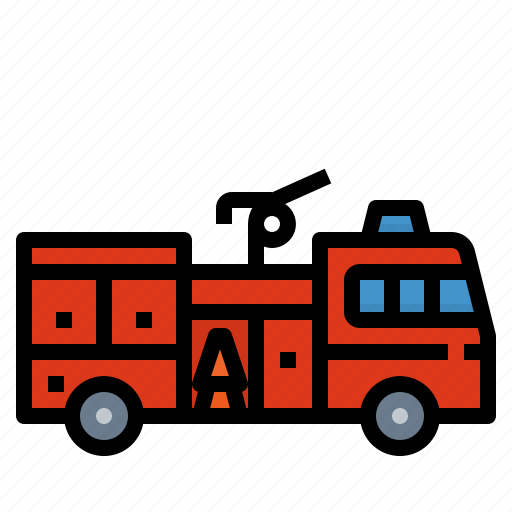 Emergency, fire, transport, truck, vehicle icon - Download on Iconfinder