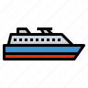 boat, cruise, ship, transport, yacht
