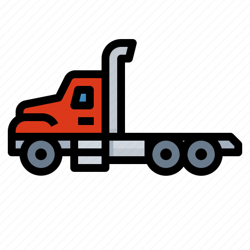 Delivery, trailer, transport, travel, truck icon - Download on Iconfinder
