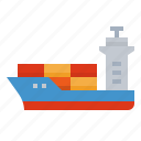 cargo, container, freight, ship, transport 