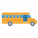 bus, public, school, transport