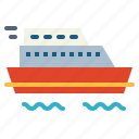 boat, cruiser, ferry, ship
