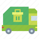 garbage, recycling, transportation, truck 