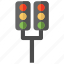 signal lights, traffic lamps, traffic lights, traffic semaphore, traffic signals 
