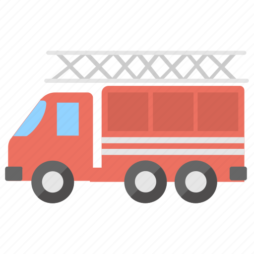 Fire apparatus, fire brigade truck, fire brigade vehicle, fire engine, fire service vehicle icon - Download on Iconfinder