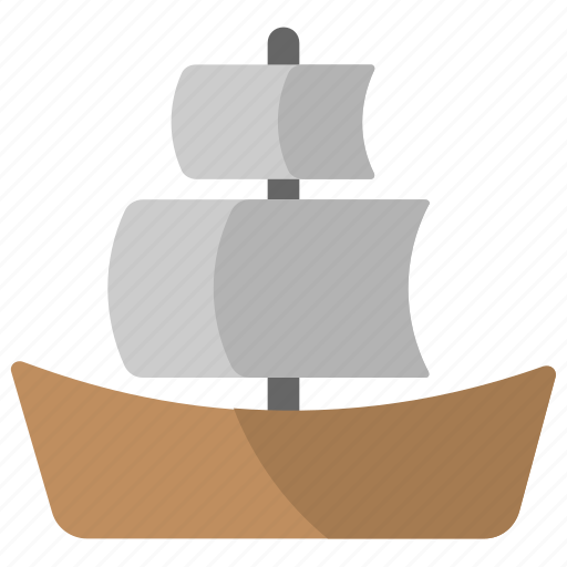 Boat, sailboat, sailing vessel, ship, yacht icon - Download on Iconfinder