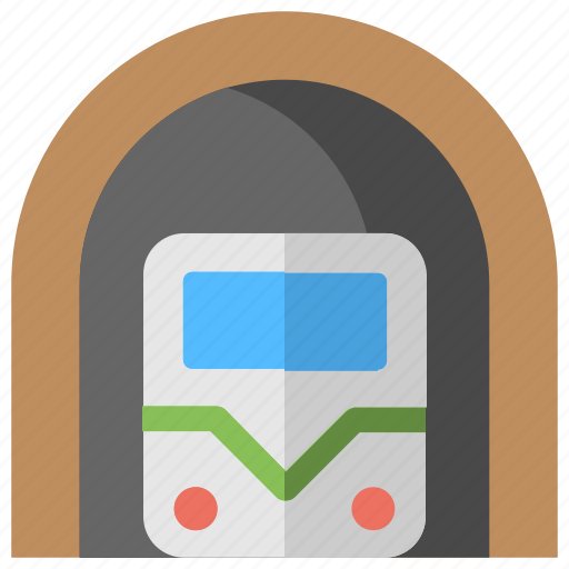 Train coming, train travel, train tunnel, tunnel, underground train icon - Download on Iconfinder