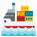 boat, cargo, navigation, ship, shipping, transport
