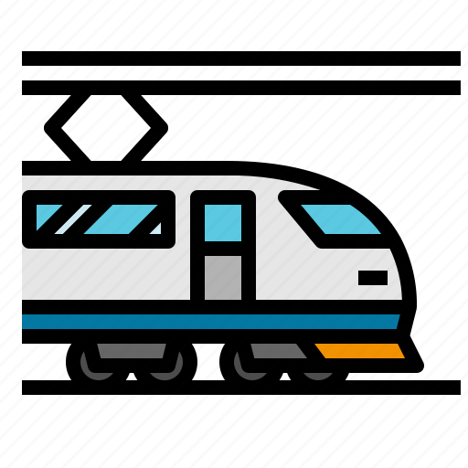 Public, railroad, railway, train, trains, transport icon - Download on Iconfinder