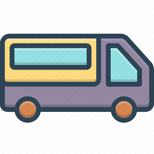 Automobile, bus, mini bus, pickup, pickup van, transport, van icon - Download on Iconfinder