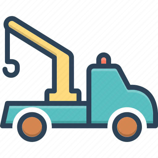 Carrier, crane, tow, tow truck, transportation, truck icon - Download on Iconfinder