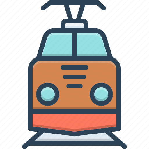 Rail, railroad, railway, subway, train, tram, transport icon - Download on Iconfinder