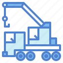 crane, machanick, transport, truck
