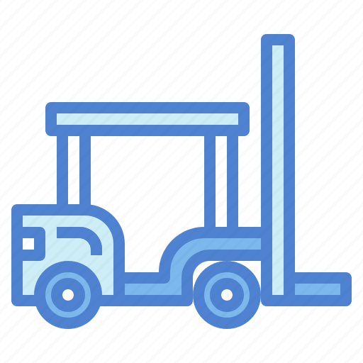 Forklift, lift, transport, truck icon - Download on Iconfinder
