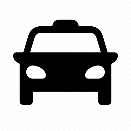 Taxi, car, front, passenger, vehicle, transportation icon - Download on Iconfinder